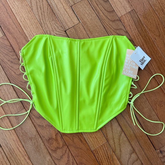 Tiger Mist Amity Corset - limeade - Picture 2 of 6